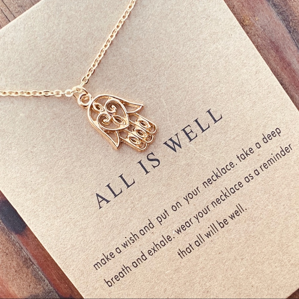 ALL IS WELL ♡ Gift Necklace - Picture 5 of 5
